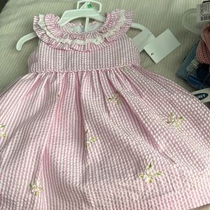 Bonnie baby pink dress 18months new with tags